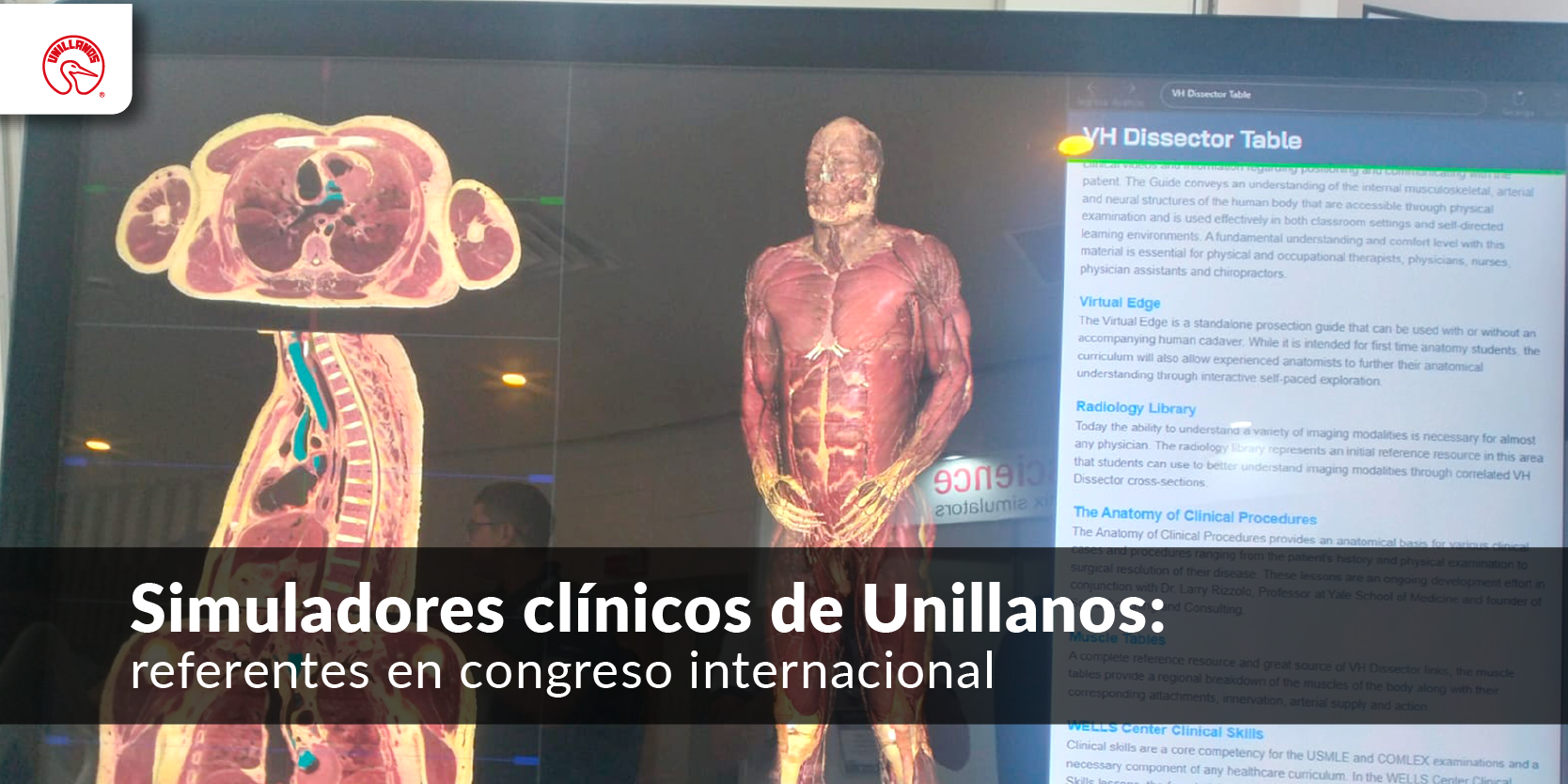 Simuladores clínicos de Unillanos: referentes en congreso internacional 